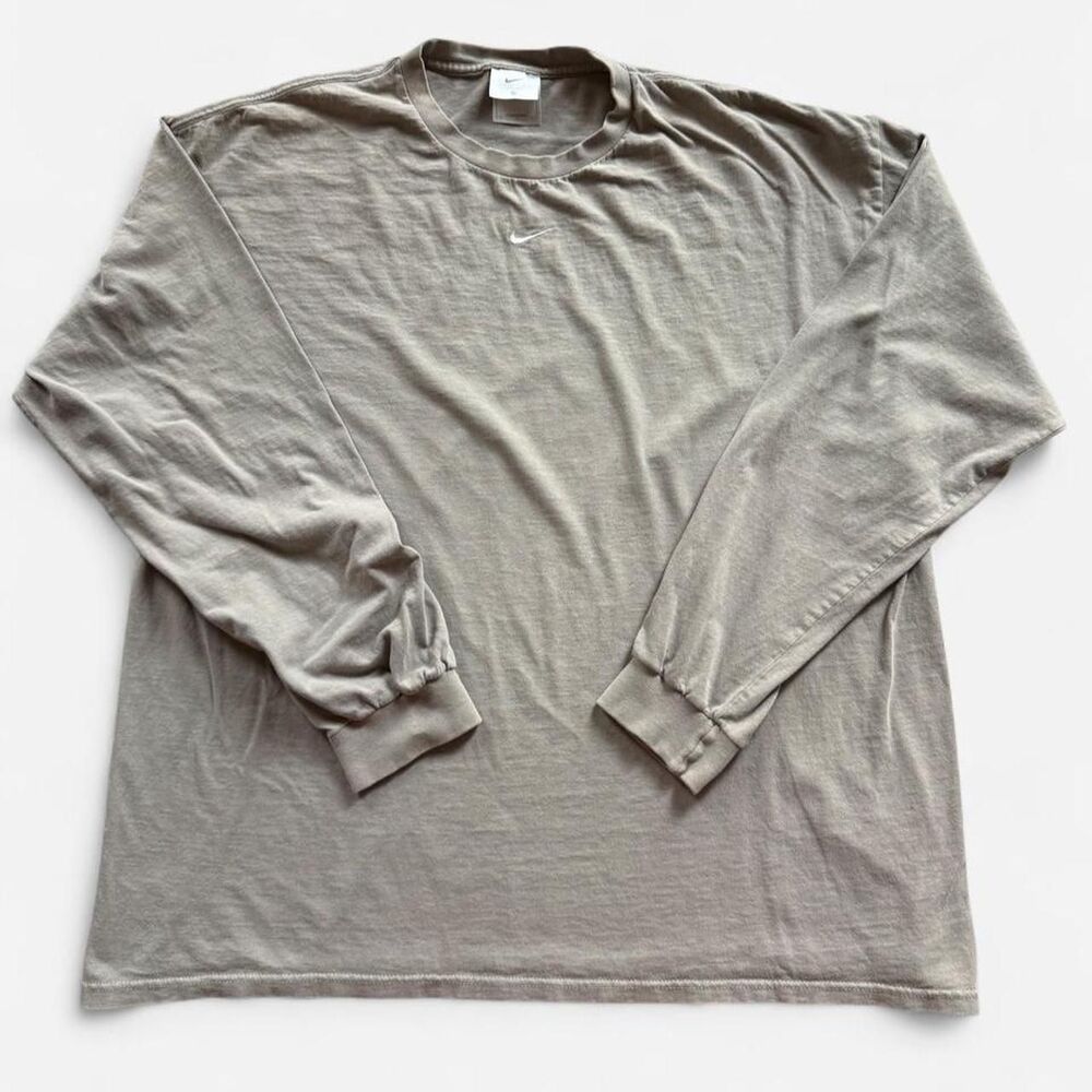 Vintage 90s Nike Center Swoosh Travis Scott Olive Green XL